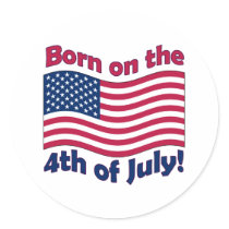 Born on the 4th of July	sticker sheets