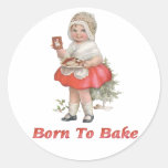 Born To Bake Sticker
