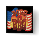 Born to BBQ Pinback Button