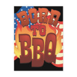 Born to BBQ Postcards
