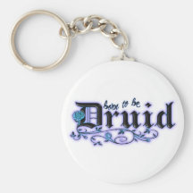 Born to be Druid Keychain