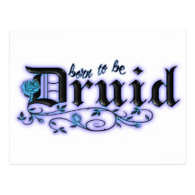 Born to be Druid Post Card
