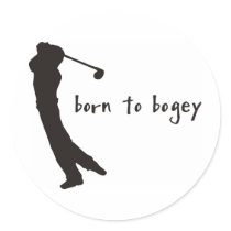 born to bogey stickers