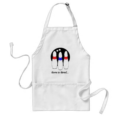 born to bowl aprons by joke_creator