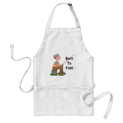 Born to Fish Aprons by Spice