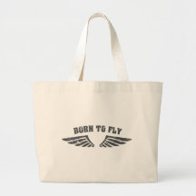 Born To Fly Wings Canvas Bags