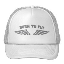 Born To Fly Wings Mesh Hat