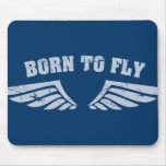 Born To Fly Wings Mousemat