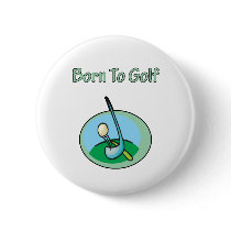Born To Golf Design Pin
