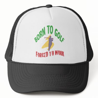 BORN TO GOLF by Tragetees