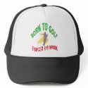 BORN TO GOLF hats