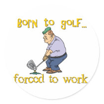 Born to Golf Sticker