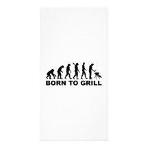 Born to Grill Evolution Photo Card