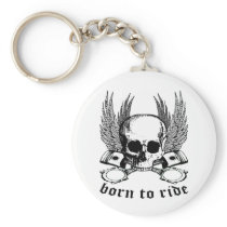Born To Ride Keychains