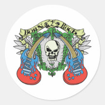 Born to Rock Stickers