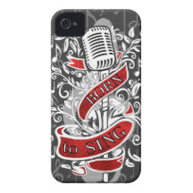 Born To Sing Electronic skins and cases Case-Mate iPhone 4 Cases