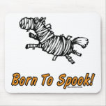 Born To Spook Halloween Horse! mousepads
