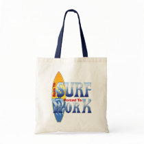 Born To Surf Canvas Bags