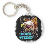 BORN WILD KEY CHAIN