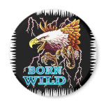BORN WILD FRIDGE MAGNETS