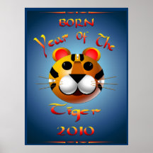 Born Year Of The Tiger Print