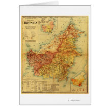 BorneoPanoramic MapBorneo Card