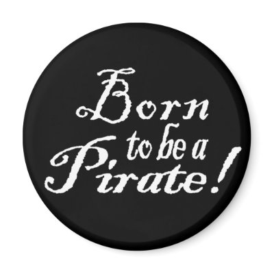 BornToBeAPirate,Magnet by Imaginechest