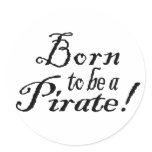 BornToBeAPirate,Sticker