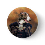 Borzoi Button Nobility Dogs Gift