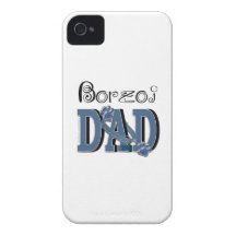 Borzoi DAD Case-Mate iPhone 4 Cases
