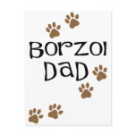 Borzoi Dad Postcards