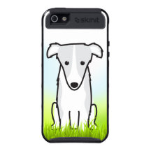 Borzoi Dog Breed Cartoon iPhone 5 Case