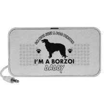 Borzoi Dog Daddy Travelling Speakers