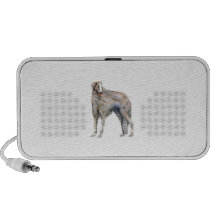 Borzoi Doodle iPod Speaker