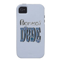 Borzoi DUDE Case-Mate iPhone 4 Cover