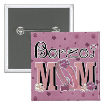 Borzoi MOM Pins