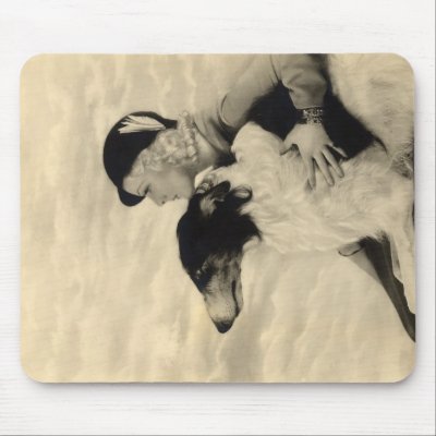 Borzoi Mouse Pad by Anebo10