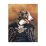Borzoi Postcard Nobility Dogs Gift