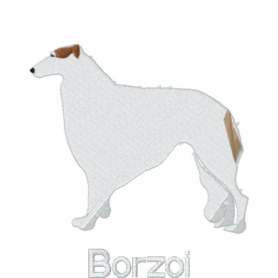 Borzoi Russian Wolfhound Embroidery Shirt Embroidered Shirt by CharlottesWebArt