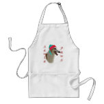 Borzoi Santa Paws Aprons