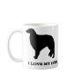 Borzoi Silhouettes with Customisable Text Coffee Mug