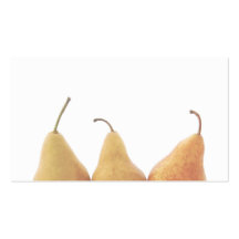 Bosc pears business card