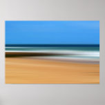 Boscombe Beach Abstract Posters