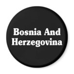 Bosnia and Herzegovina Classic Style Magnets