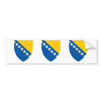 Bosnia and Herzegovina Coat of Arms Bumper Stickers