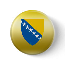 Bosnia and Herzegovina Coat of Arms Pinback Buttons