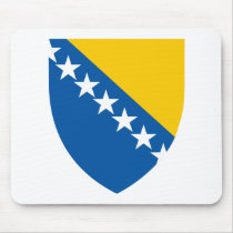 Bosnia and Herzegovina Coat of Arms Mousepads