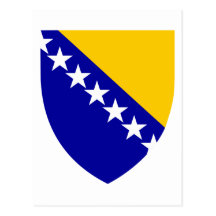 Bosnia and Herzegovina Coat of Arms Postcard