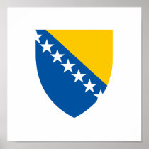 Bosnia and Herzegovina Coat of Arms Print