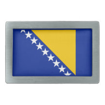 Bosnia and Herzegovina Flag Belt Buckle
